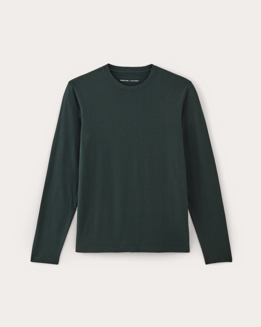 mens-essential-organic-ls-tee-uniform-scarab | alt