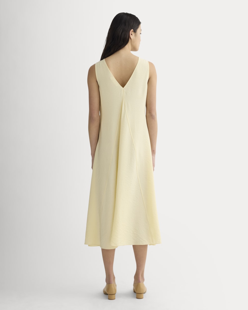 The V-Neck Dress in SoftLuxe | Banana Crepe Everlane The V-Neck Dress in SoftLuxe | Banana Crepe Everlane