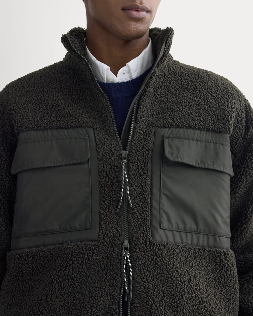 ReTrack Fleece Zip-Up | Black – Everlane