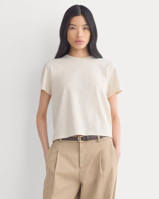 womens-organic-cotton-box-cut-tee-heathered-oats | primary