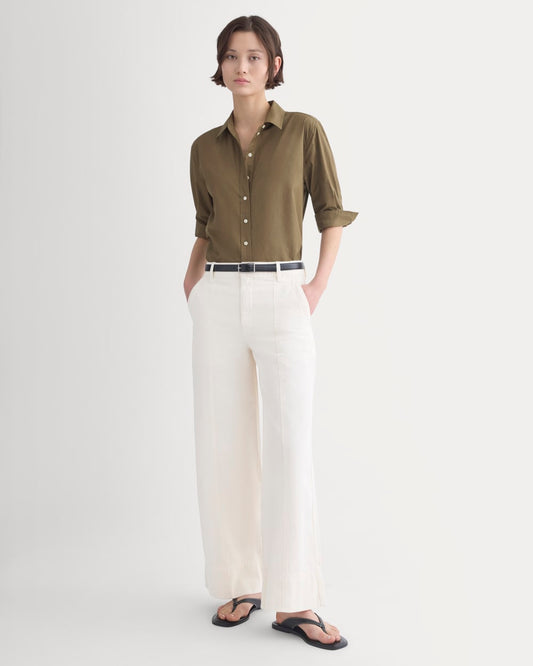 womens-seamed-wide-leg-pant-bone | primary