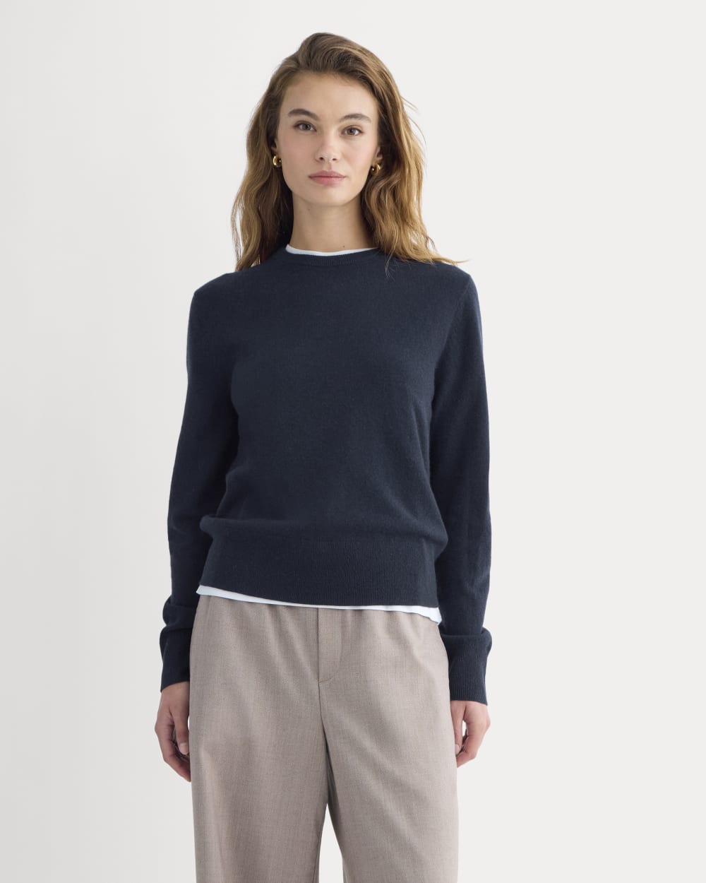 Cashmere Slim Crew Sweater