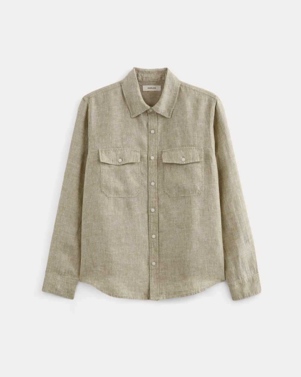 The Linen Utility Shirt | Cornstalk Chambray – Everlane