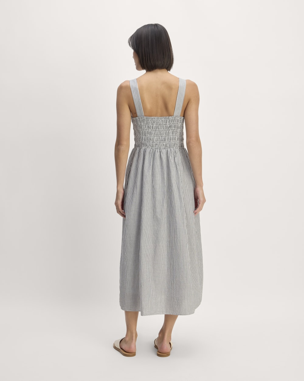 womens-gauze-smock-dress-white-black