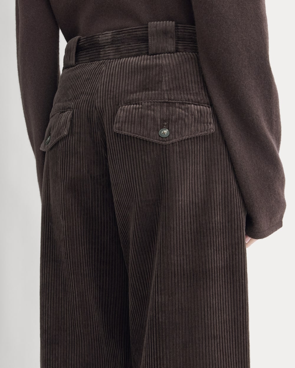 Corduroy Wide-Leg Trouser | Dark Chocolate – Everlane