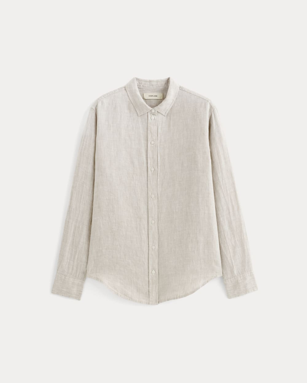The Must-Have Shirt in Linen | Stone / White – Everlane