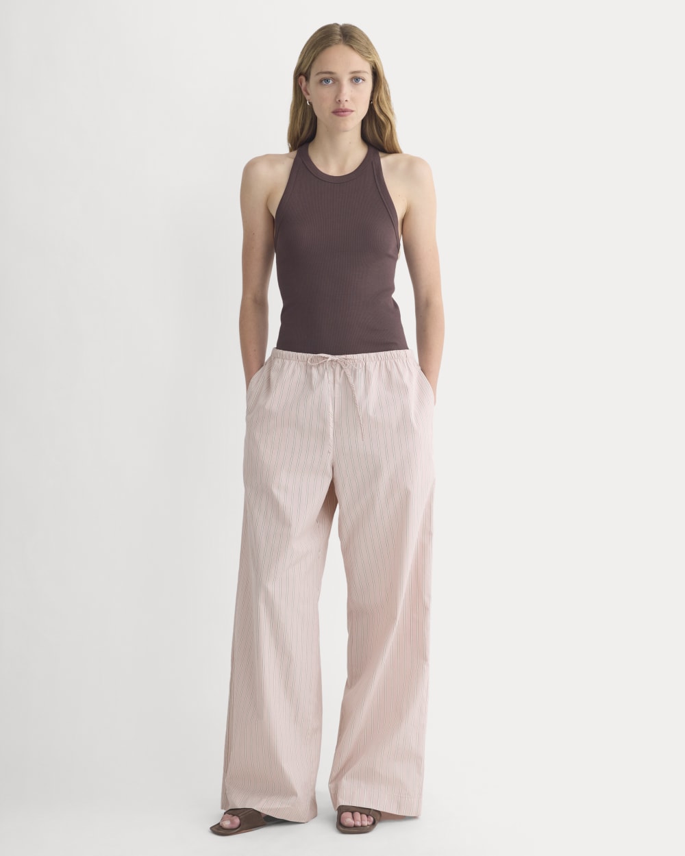 womens-wide-leg-drawstring-pant-poplin-burnished-lilac-gardenia | primary