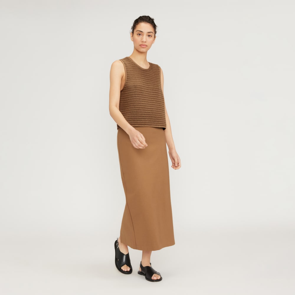 The Crochet Knit Cami | Toasted Coconut – Everlane