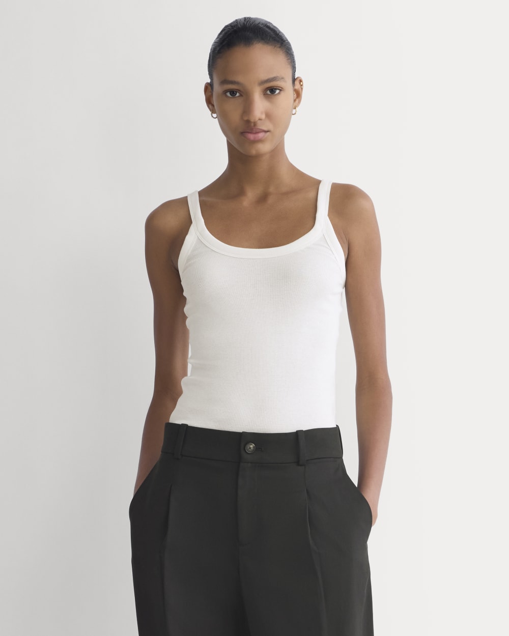 womens-soft-stretch-u-neck-tank-bone | primary