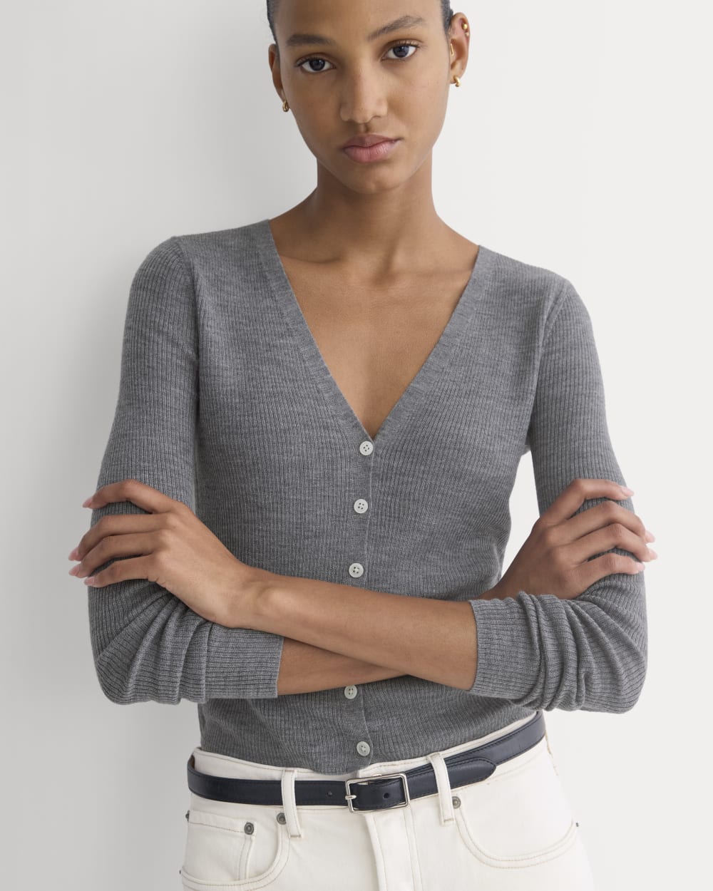 womens-paper-merino-wool-cardigan-heather-mid-grey | primary