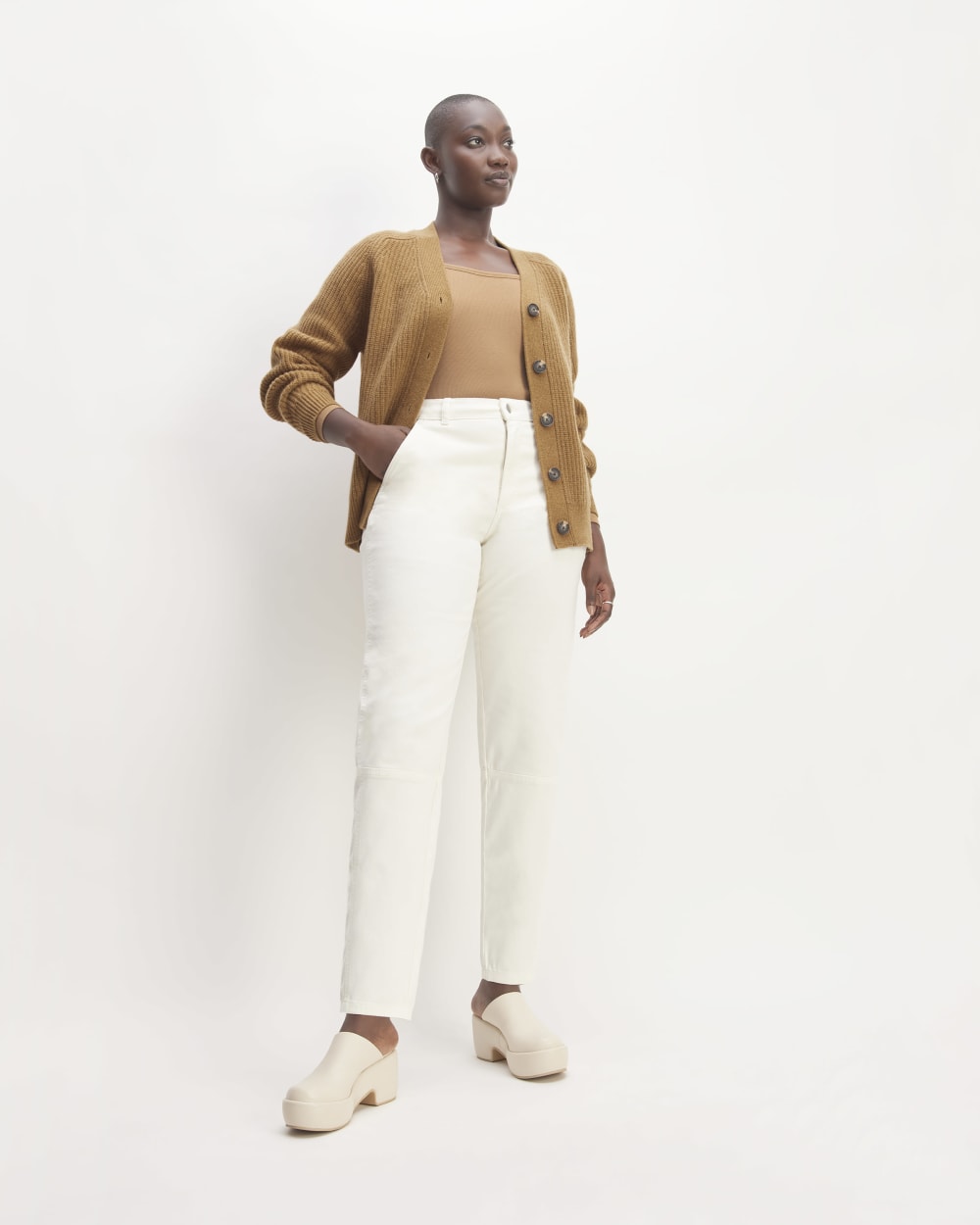 womens-felted-merino-cardigan-deep-camel