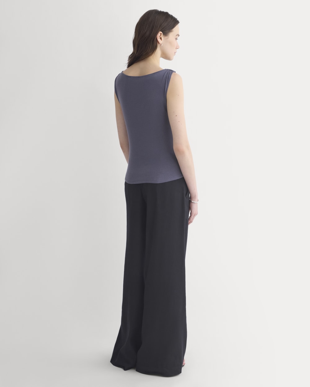 womens-cowl-neck-twist-tank-butterluxe-graystone