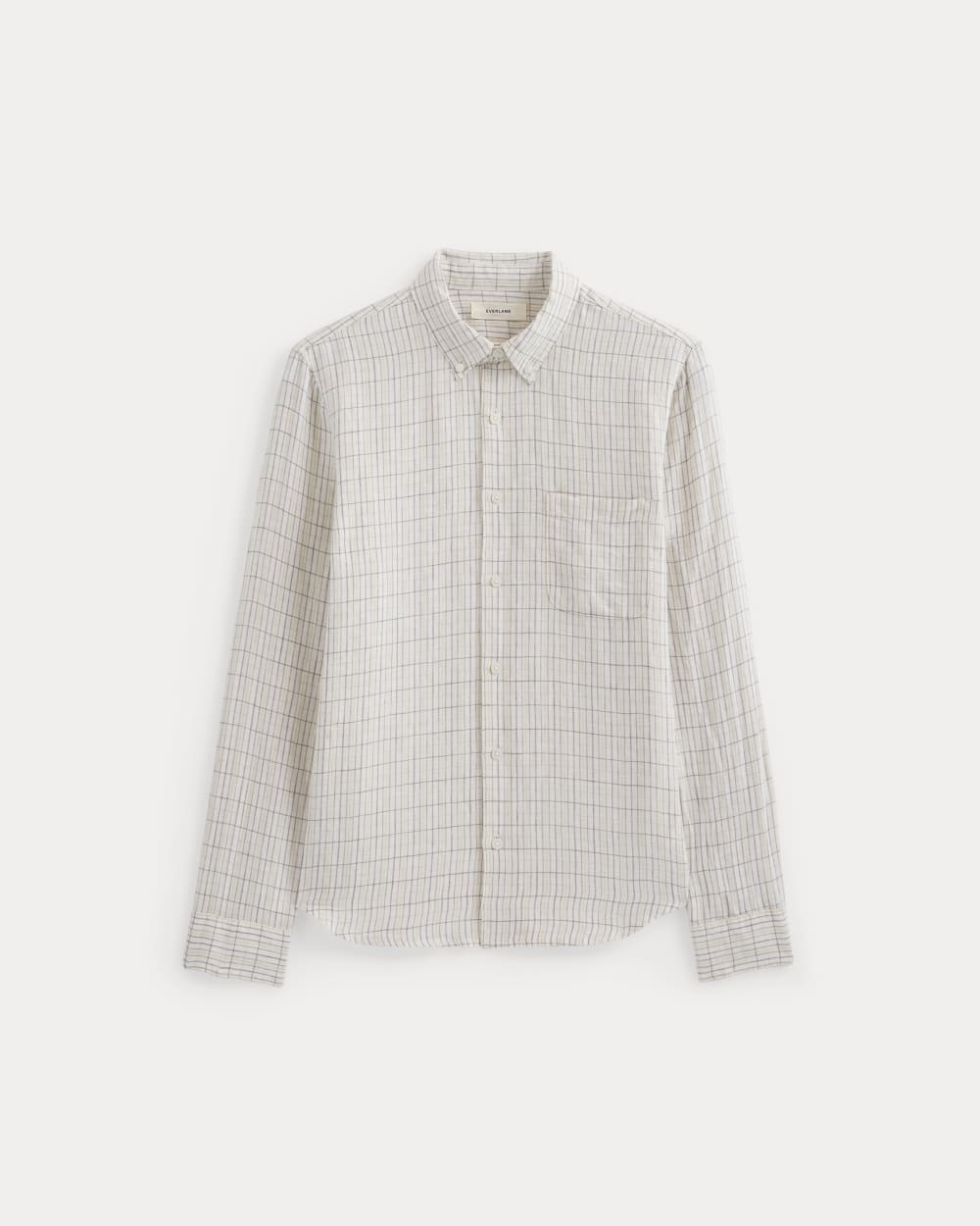 mens-linen-stndrd-fit-shirt-bone-plaid | alt