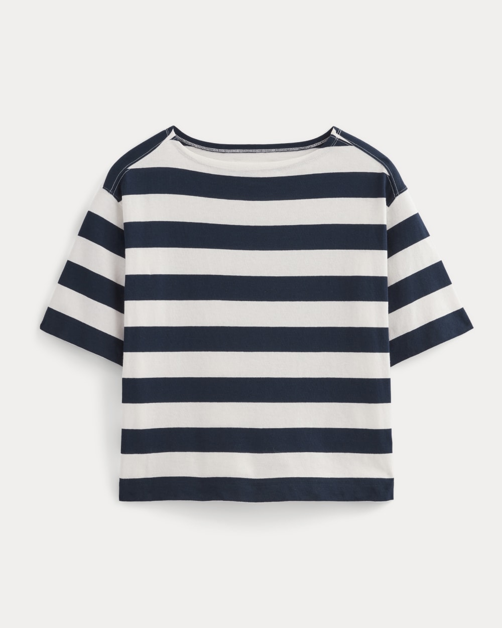 The Mariner Oversized Tee | Navy / Bone – Everlane