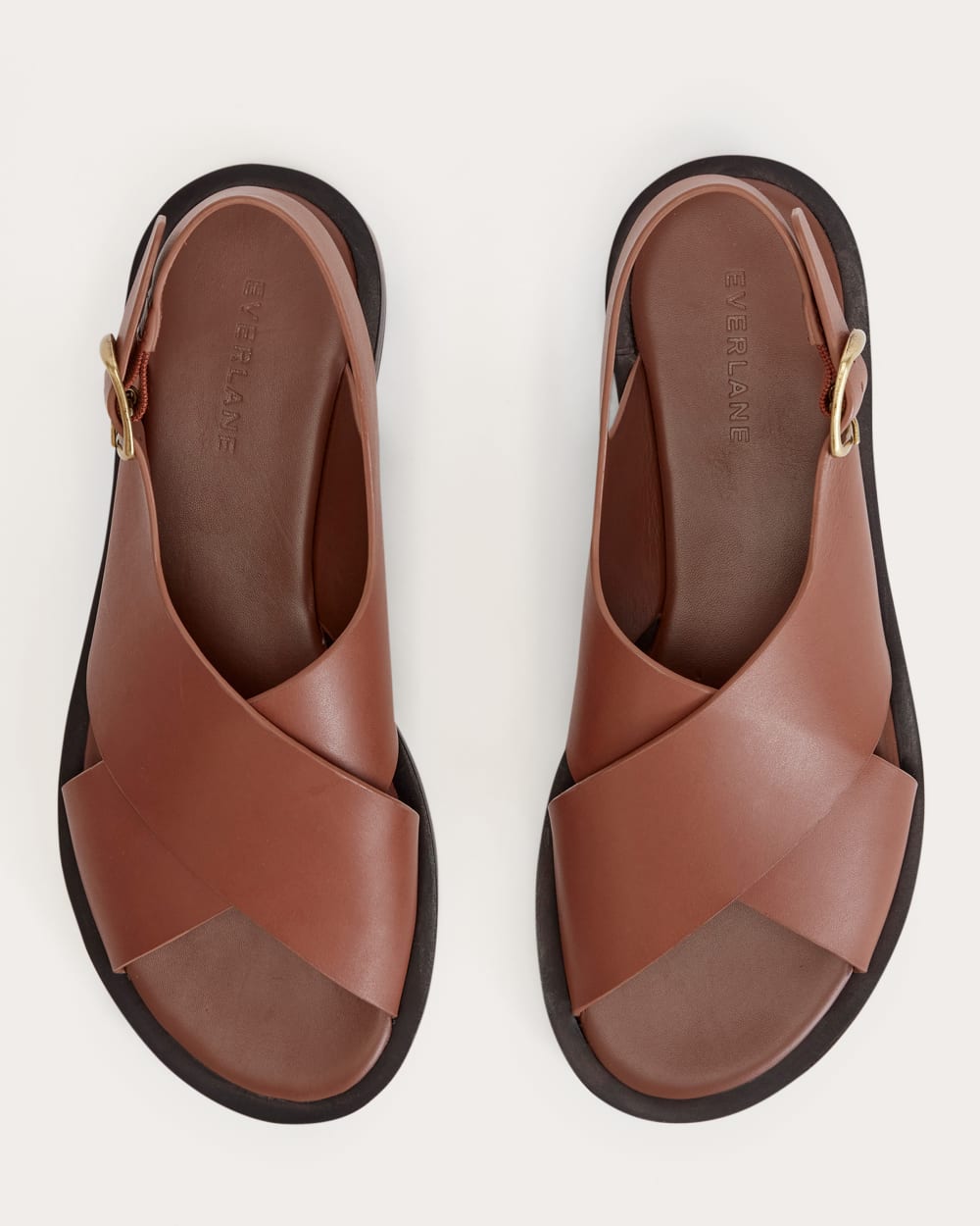 The City Crossover Sandal | Rum – Everlane