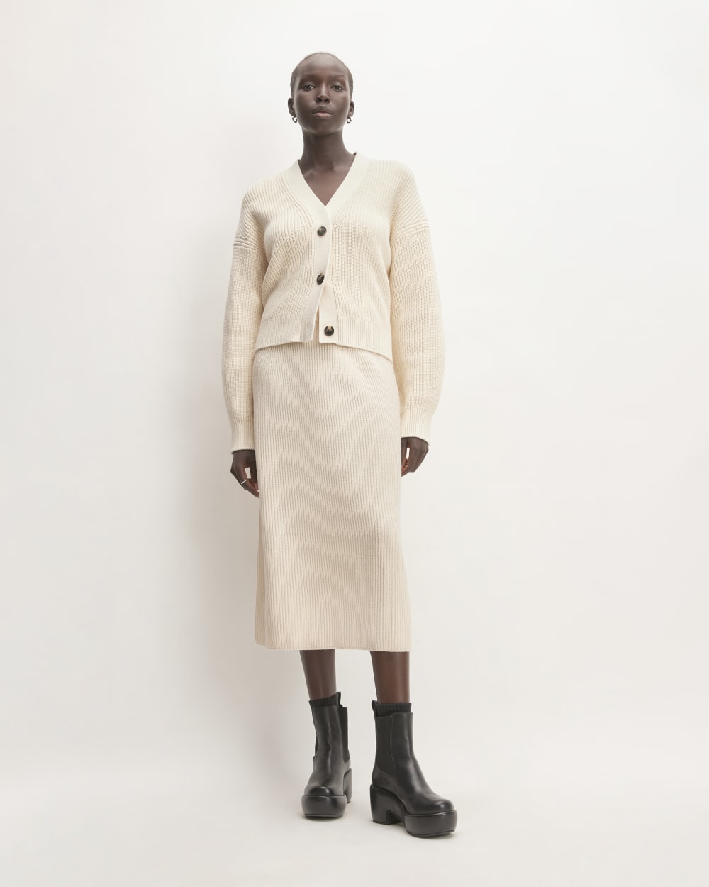 The Organic Cotton Sweater Midi Skirt | Canvas – Everlane