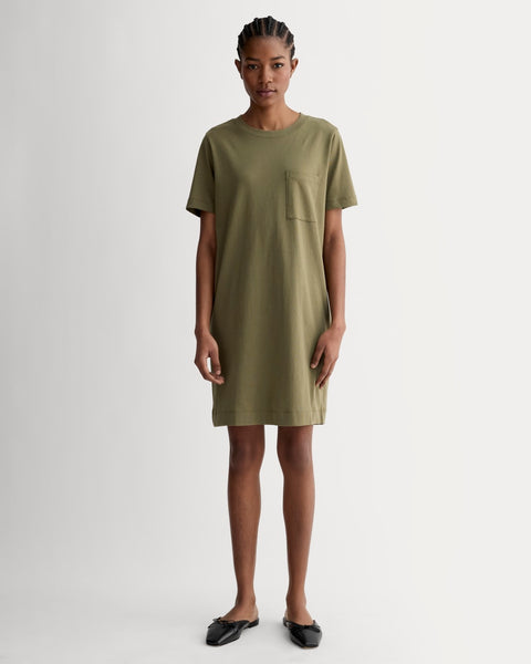 everlane the luxe cotton side-slit tee dress Fitting Room Review: Everlane Luxe Cotton Dresses