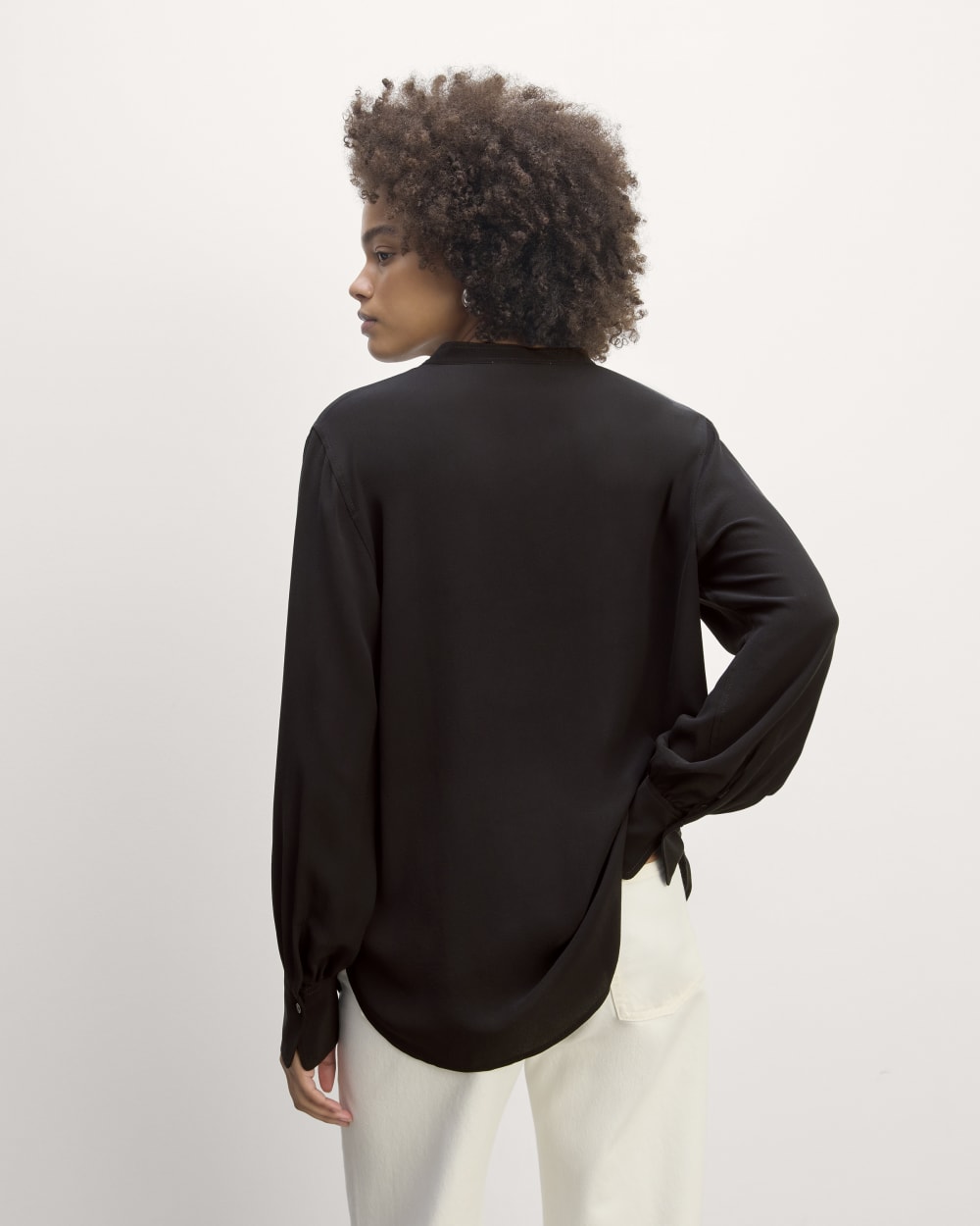womens-washable-silk-henley-shirt-black
