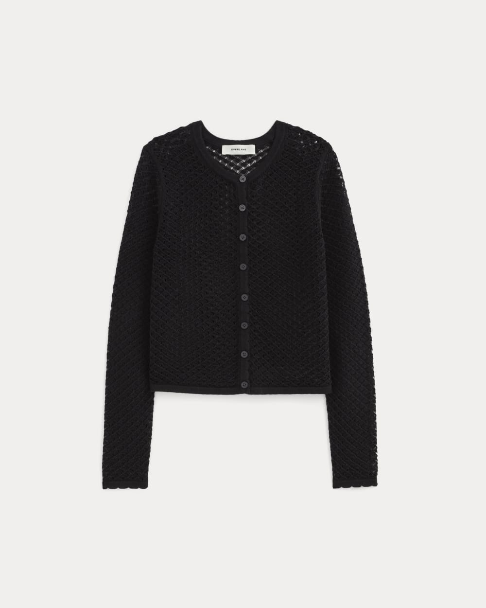 The Lace Knit Cardigan | Black – Everlane