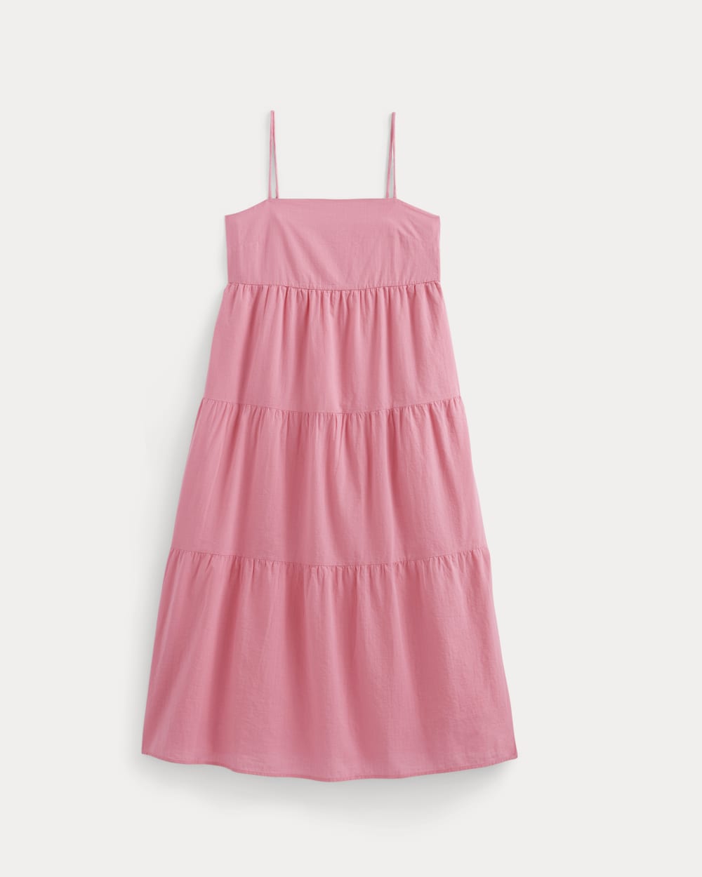 womens-gauze-tiered-dress-deep-pink | alt