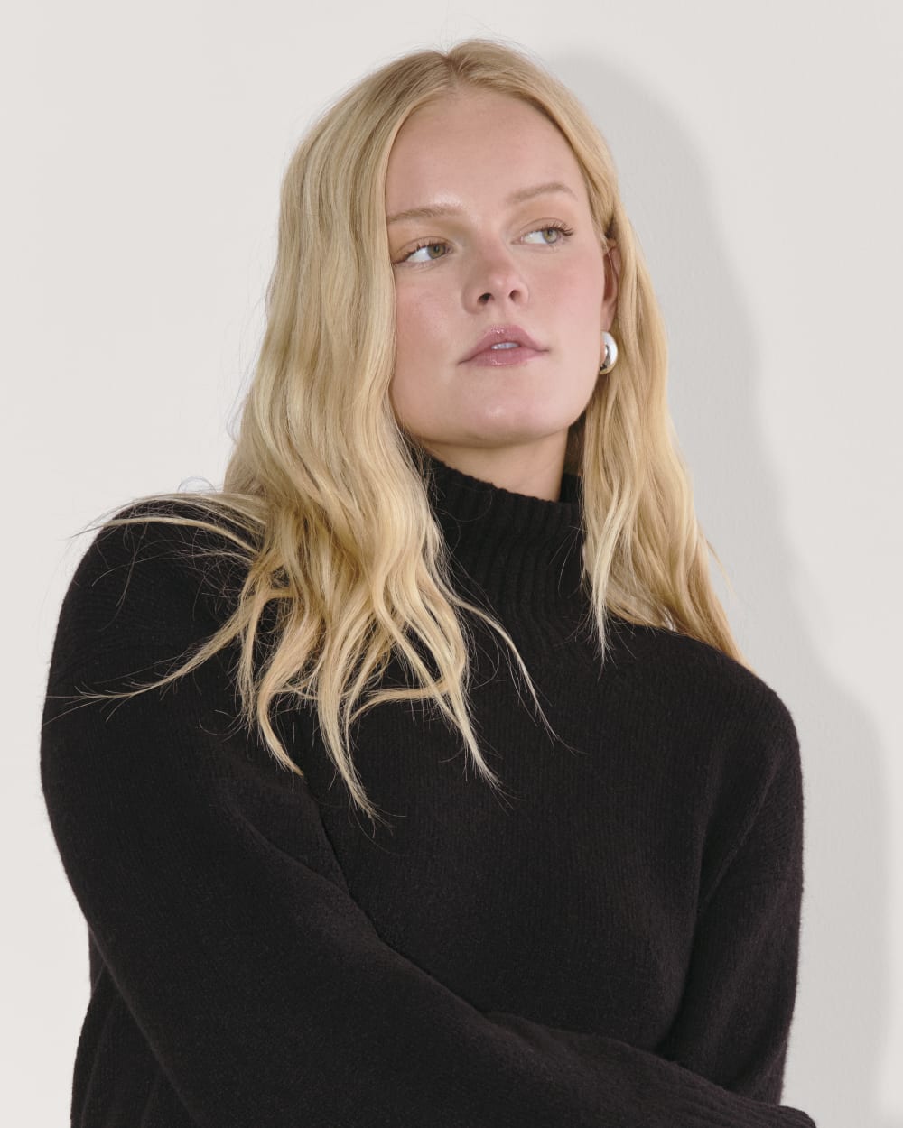 The Sweater Dress in Plush Cotton | Black Everlane The Sweater Dress in Plush Cotton | Black Everlane