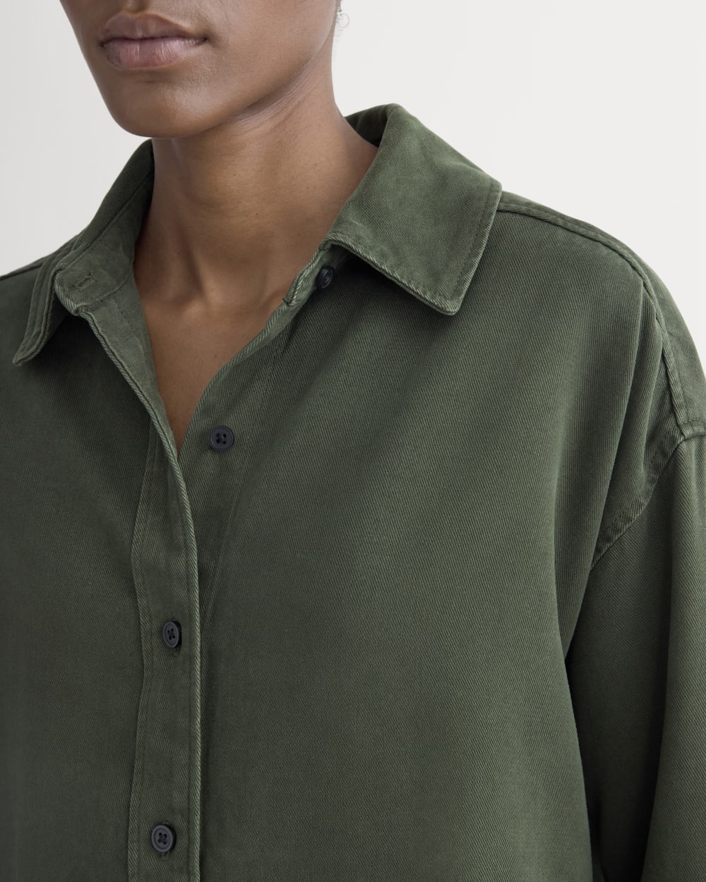 Boxy Shirt in Buttersoft | Dark Forest Everlane Boxy Shirt in Buttersoft | Dark Forest Everlane