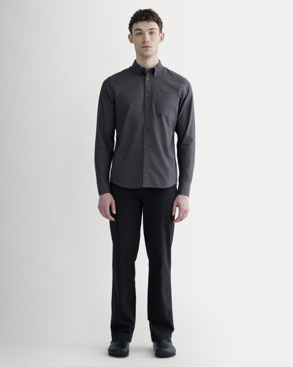 The Slim Oxford Shirt | Slate Grey | Standard – Everlane