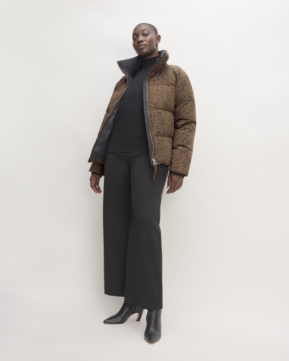 The Puffer Bomber | Cocoa Moonsplatter – Everlane