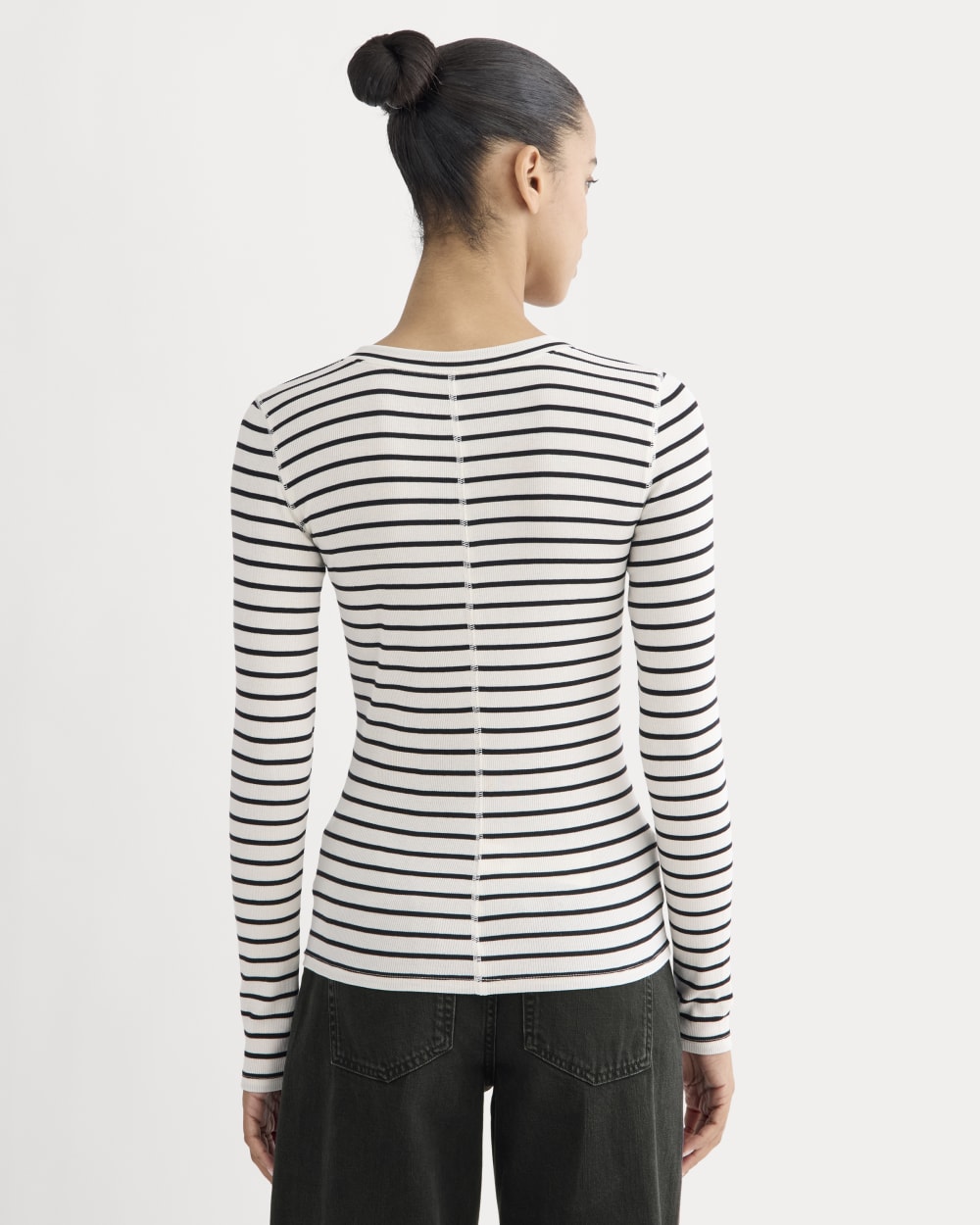 The Luxe Rib Henley | Toffee