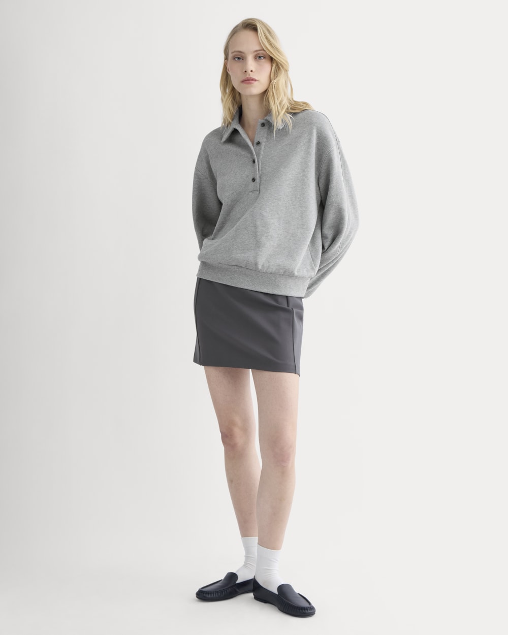 womens-lightweight-terry-polo-sweatshirt-vintage-heather-grey