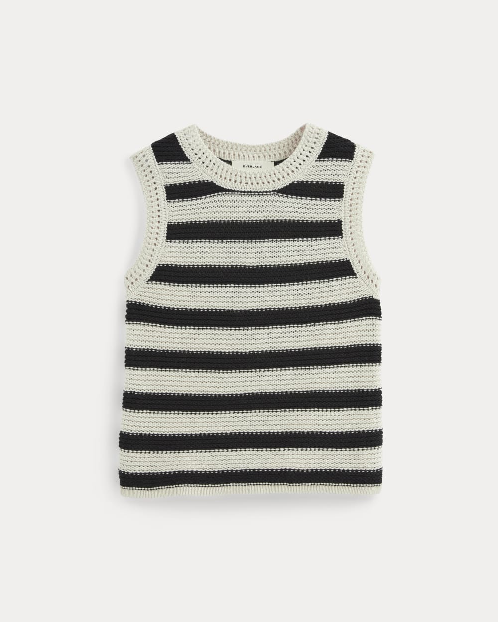 womens-organic-cotton-open-stitch-tank-canvas-black | alt