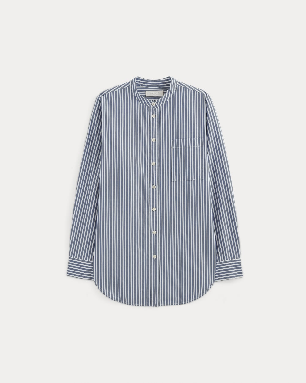 womens-oversized-shirt-cotton-bone-mazarine-blue | alt