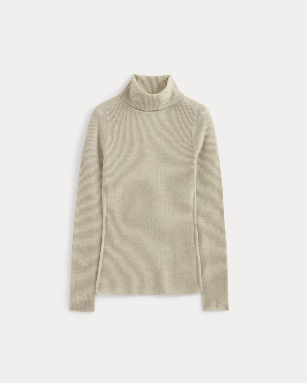 The Turtleneck in Ultrasoft Merino | Heather Oatmeal – Everlane
