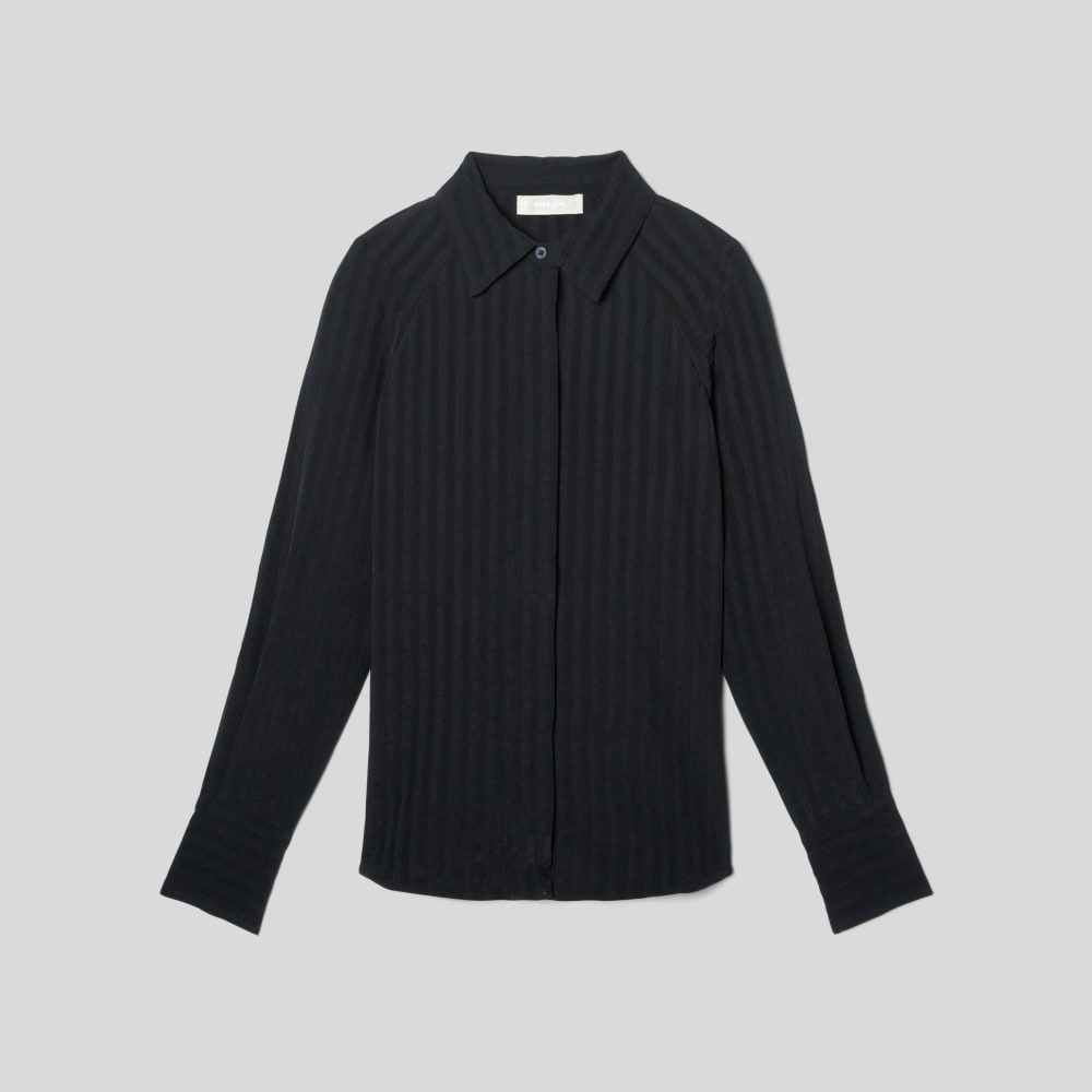 womens-city-stripe-shirt-black | alt