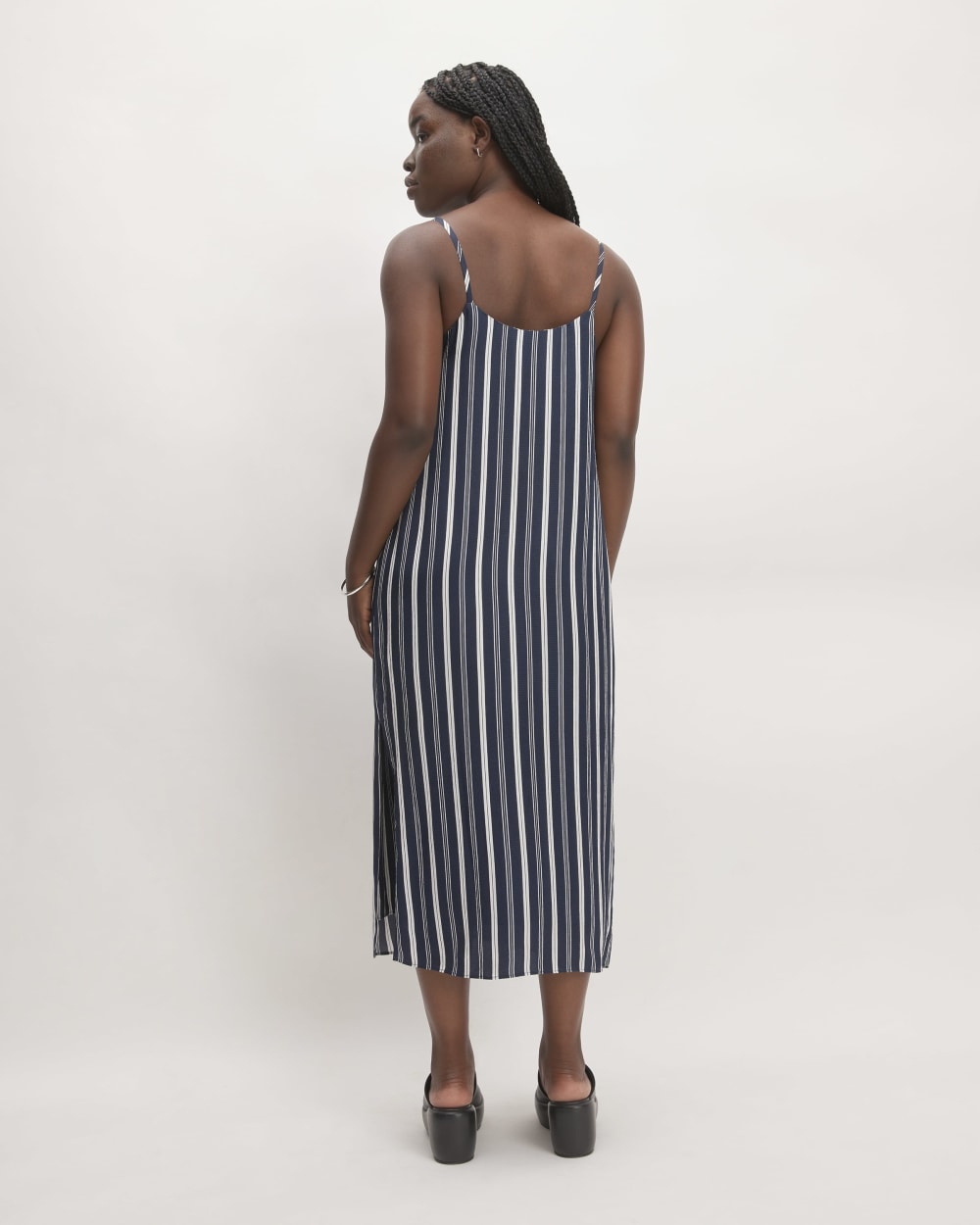 The Hammered Satin Slip Dress