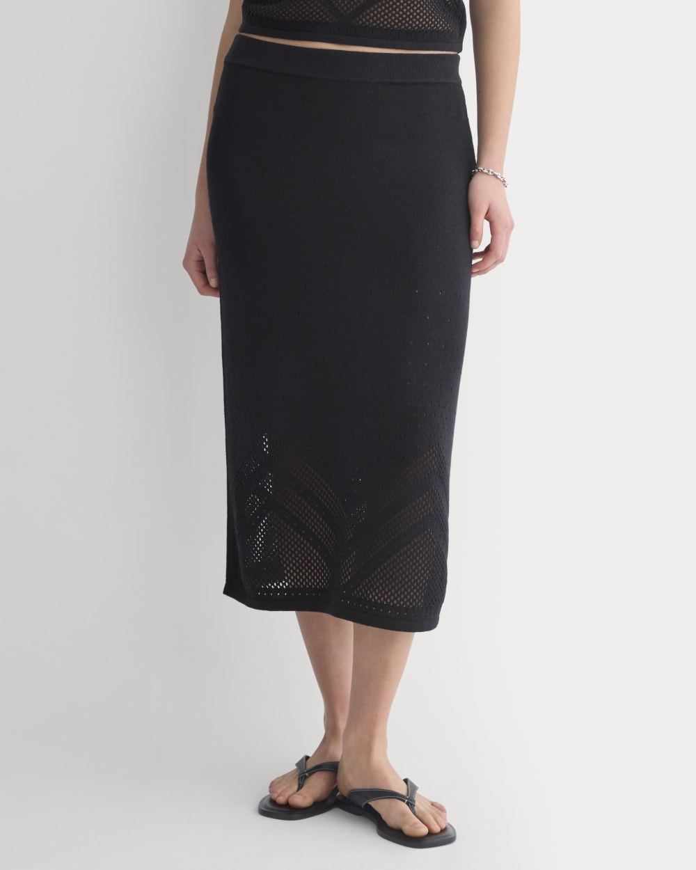 womens-lace-knit-maxi-skirt-black