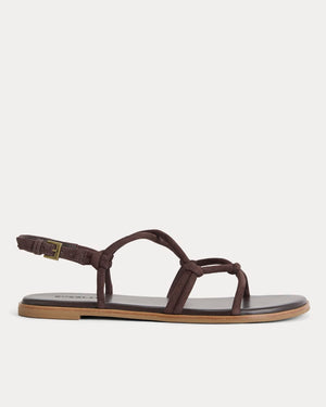 Suede Travel Sandal | Dark Chocolate