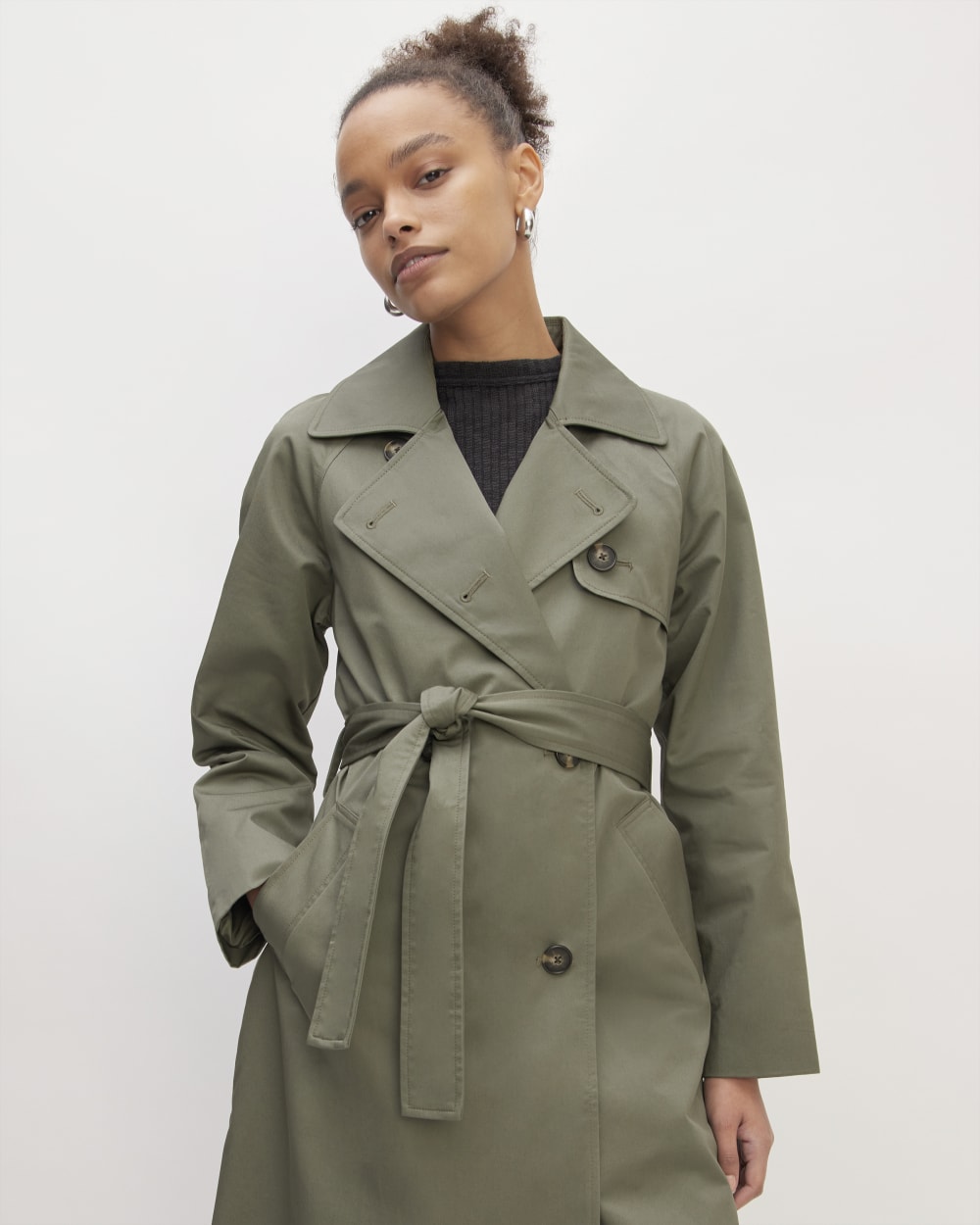 The Trench Coat | Pewter Green – Everlane