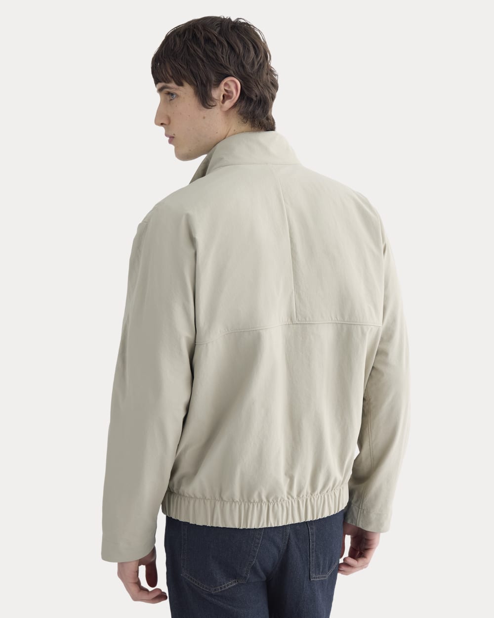 Re:Cycled Nylon Harrington Jacket | Trench Coat Khaki – Everlane