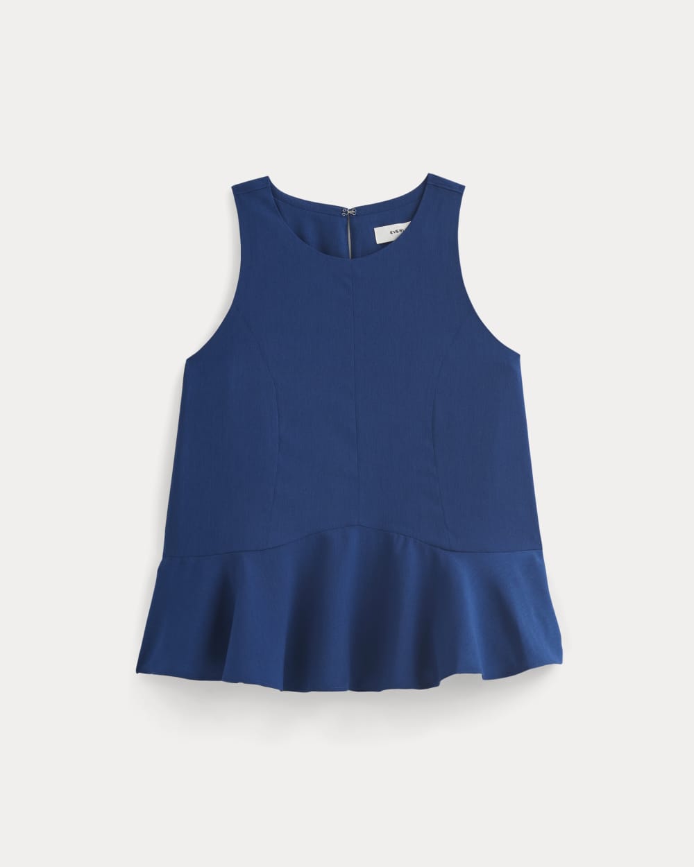 womens-sleeveless-peplum-top-estate-blue | alt