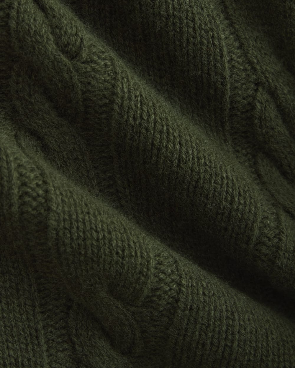 Cable Cardigan in Extrafine Luxe Merino | Dark Forest – Everlane