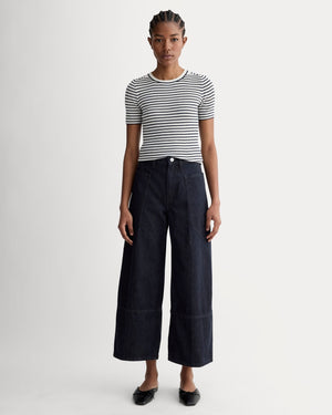 The Way-High® Gardener Cropped Jean | Dark Rinse