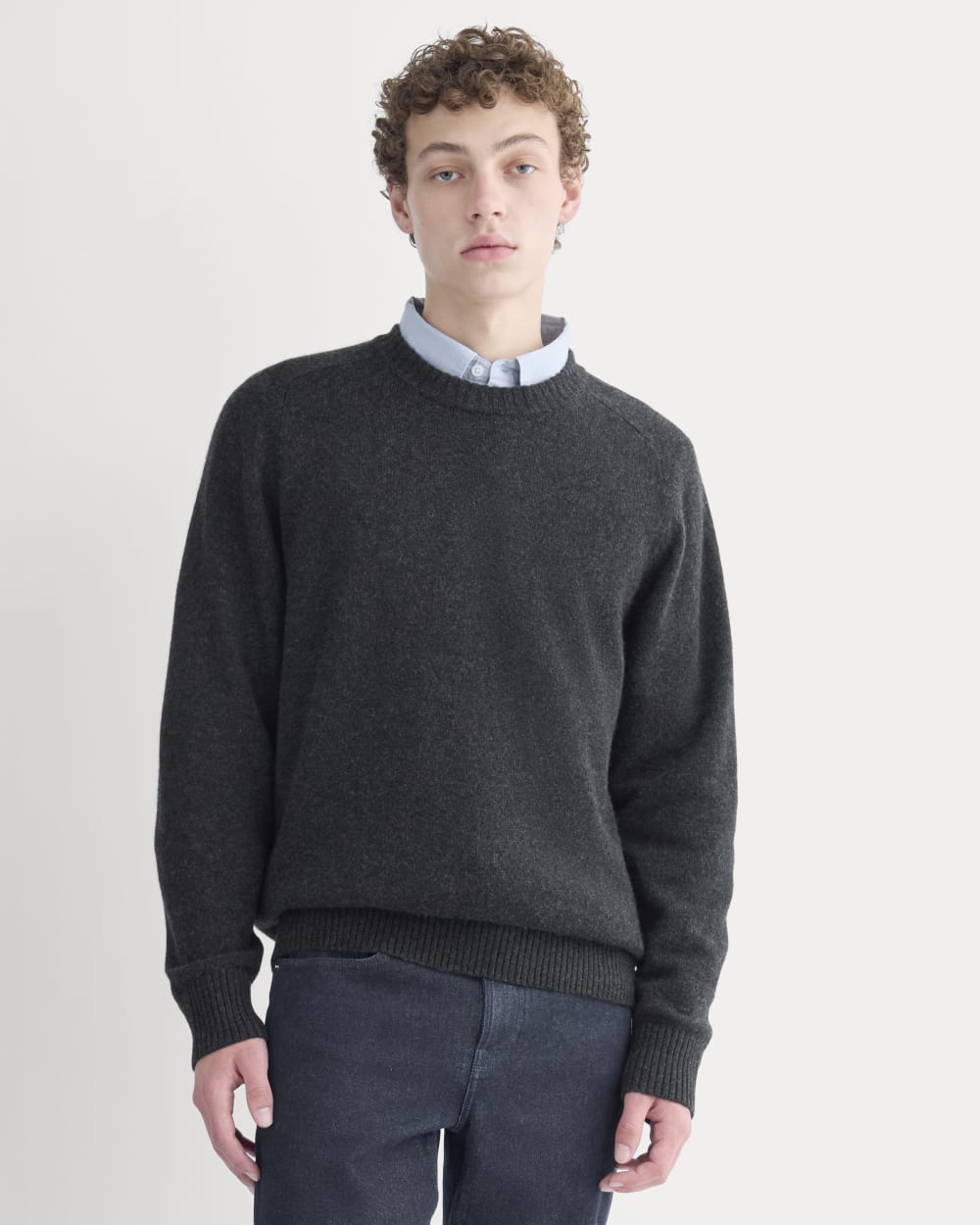 mens-luxe-cashmere-crew-heathered-black | primary