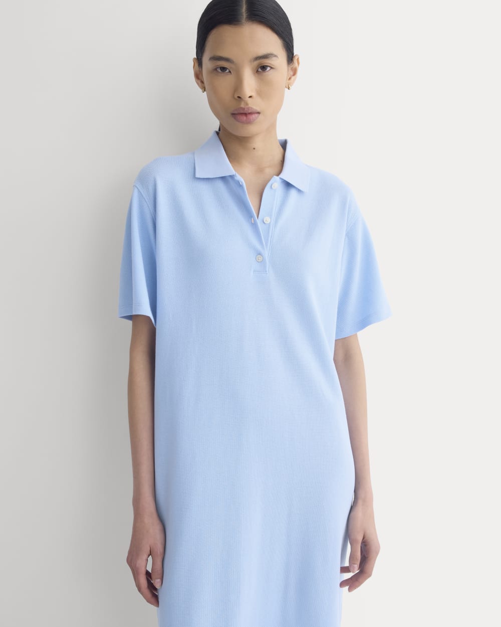womens-pique-polo-short-sleeve-dress-open-air-blue