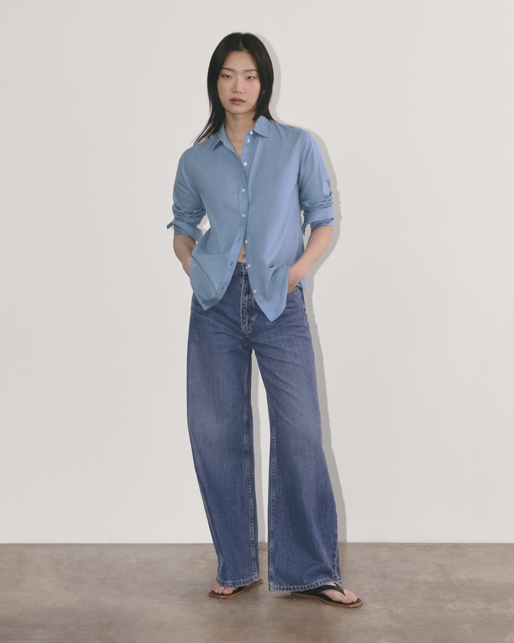 The Must-Have Shirt in Silky Cotton | Bluebell – Everlane