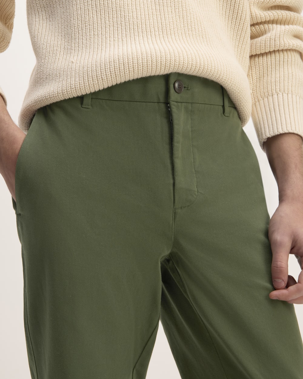 The Performance Chino Uniform Deep Moss Green Slim – Everlane