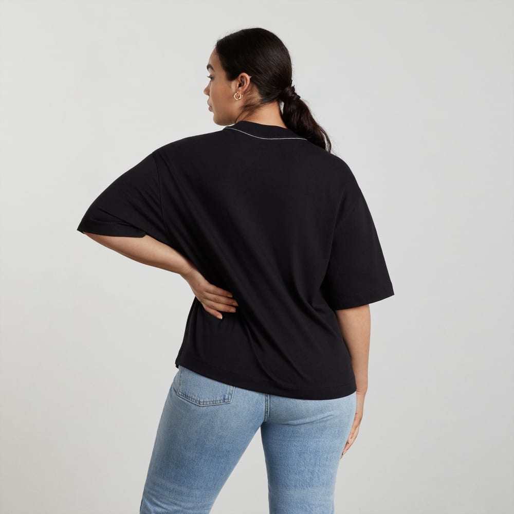 The Premium Weight Relaxed Tee | Black – Everlane
