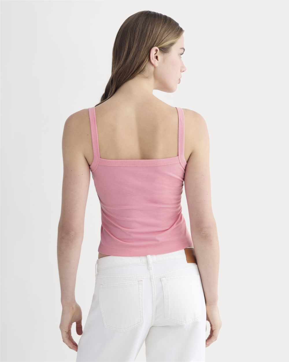 The Essential Square-Neck Tank | Deep Pink – Everlane