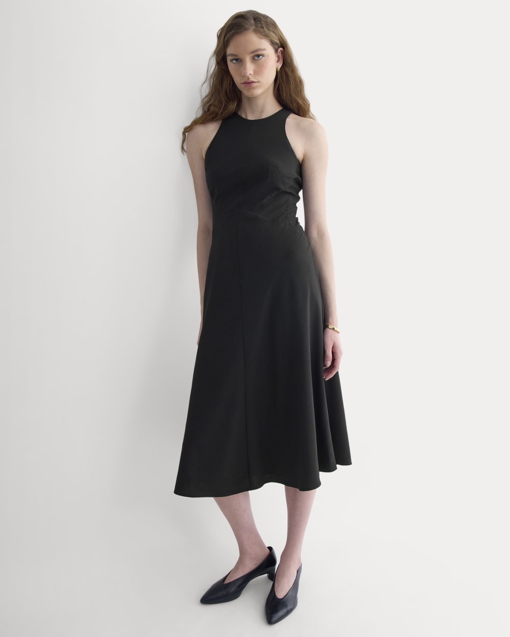 Everlane Sleeveless Seamed Dress In Black, Size 0 Everlane Sleeveless Seamed Dress In Black, Size 0