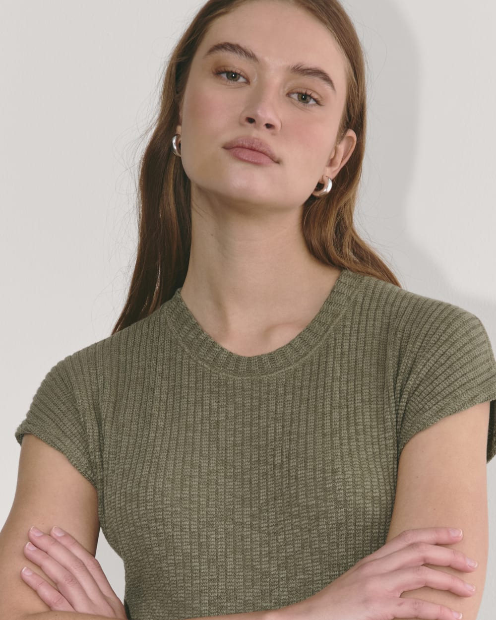 The Rib-Knit Cap-Sleeve Midi Dress | Kalamata – Everlane